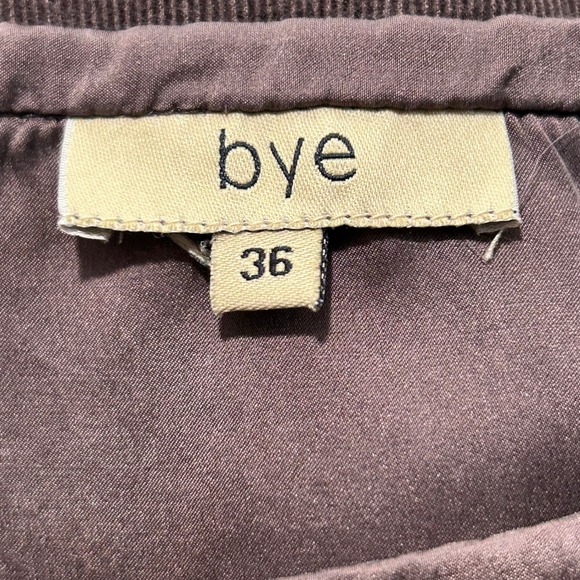 Bye Boho Tiered Corduroy Maxi Skirt Brown Ribbon Trim Festival Size sm - Picture 7 of 7